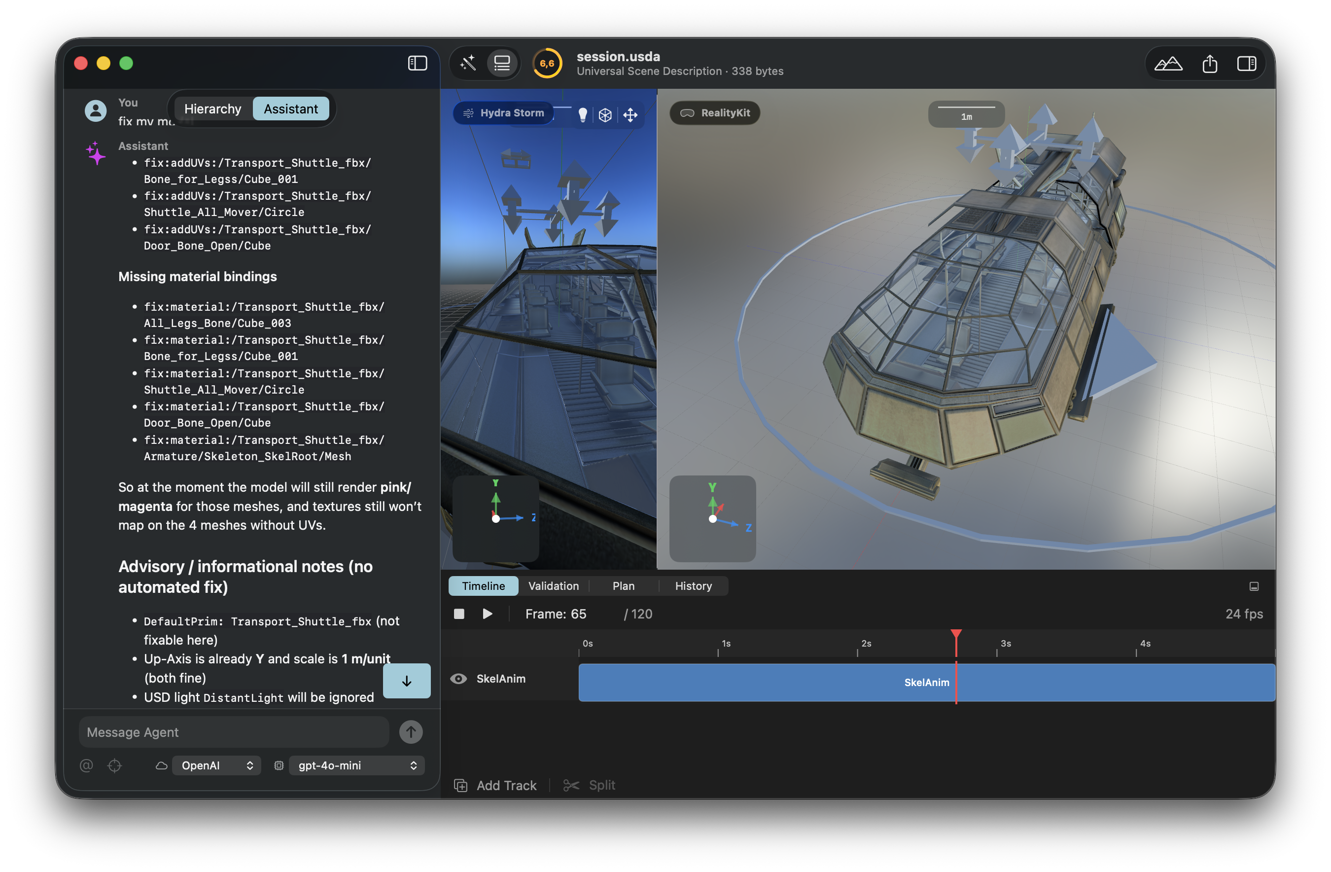 AI-powered scene inspection